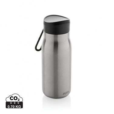 Logotrade Logogeschenke das Foto: Avira Ain 150ml Reiseflasche aus RCS rec. Stainless-Steel