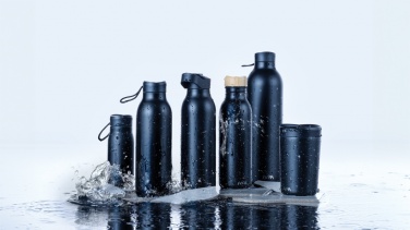 Logotrade Werbegeschenke das Foto: Avira Alcor 600ml Wasserflasche aus RCS rec. Stainless-Steel