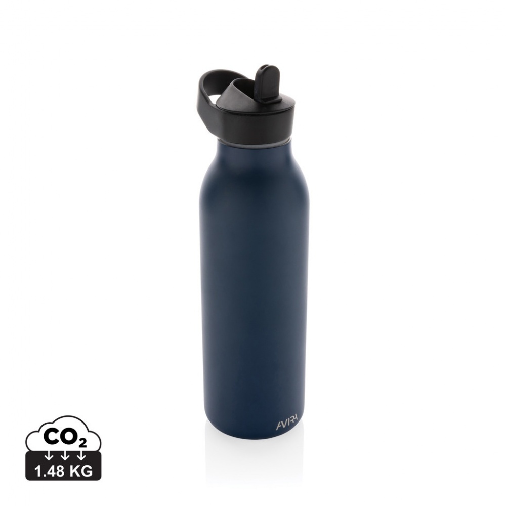 Logotrade Firmengeschenke das Foto: Avira Ara RCS Re-Steel Fliptop Wasserflasche 500ml