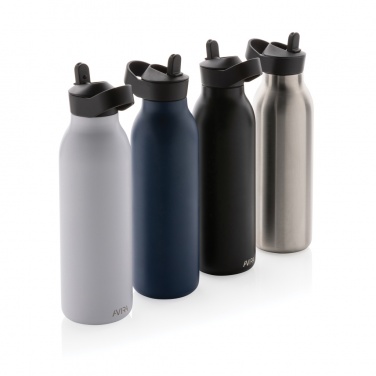 Logotrade Geschäftsgeschenke das Foto: Avira Ara RCS Re-Steel Fliptop Wasserflasche 500ml