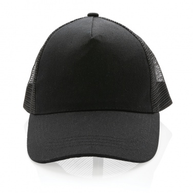 Logotrade Geschäftsgeschenke das Foto: Impact AWARE™ 190gr Brushed rCotton 5 Panel Trucker-Cap