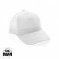 Impact AWARE™ 190gr Brushed rCotton 5 Panel Trucker-Cap, Weiß