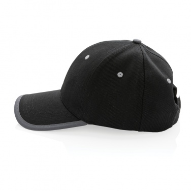 Logotrade Firmengeschenke das Foto: Impact AWARE™ 280gr Brushed rCotton 6 Panel Kontrast-Cap