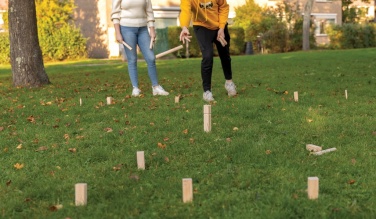 Logotrade Geschäftsgeschenke das Foto: Kubb Outdoor Wurfspiel aus Holz