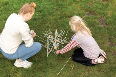 Logotrade Firmengeschenke das Foto: Giant Mikado-Set aus Bambus