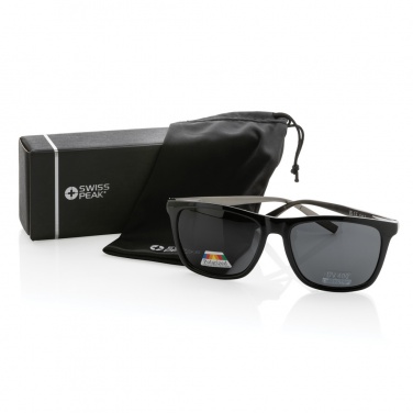 Logotrade Logogeschenke das Foto: Swiss Peak polarisierte Sonnenbrille aus RCS Kunststoff