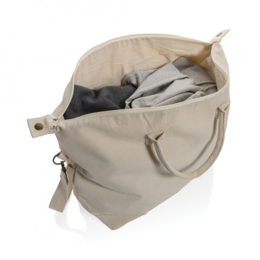 Logotrade Werbeartikel das Foto: Kezar AWARE™ 500g/m² Wochenendtasche aus recyceltem Canvas