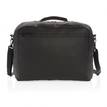 Logotrade Geschäftsgeschenke das Foto: Fashion schwarze 15,6" Laptoptasche, PVC-frei