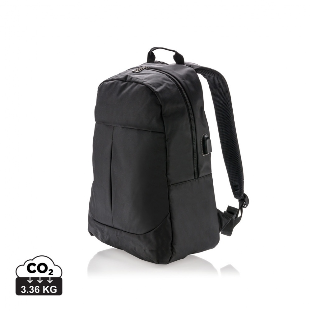 Logotrade Firmengeschenke das Foto: Power USB Laptop-Rucksack