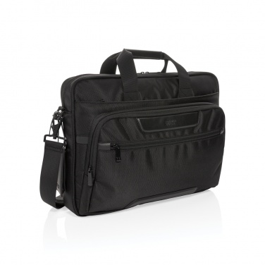 Logotrade Firmengeschenke das Foto: Swiss Peak RPET Voyager RFID 15.6" Laptoptasche