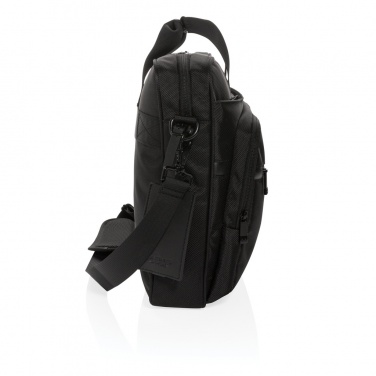 Logotrade Werbeartikel das Foto: Swiss Peak RPET Voyager RFID 15.6" Laptoptasche