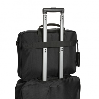 Logotrade Werbeartikel das Foto: Swiss Peak AWARE™ RPET Voyager 15.6" Laptop-Tasche