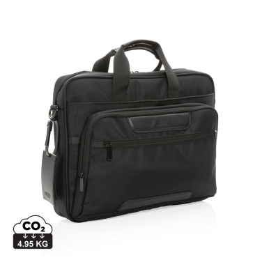 Logotrade werbemittel das Foto: Swiss Peak AWARE™ RPET Voyager 15.6" Laptop-Tasche