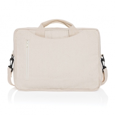 Logotrade Werbegeschenke das Foto: Laluka AWARE™ 15.4" Laptop-Tasche aus recycelter Baumwolle