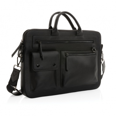 Logotrade Firmengeschenke das Foto: Swiss Peak 14" Laptoptasche aus GRS recyceltem PU