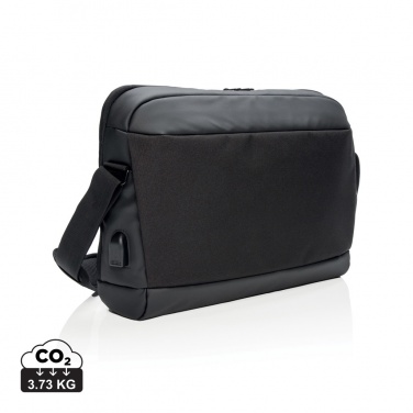 Logotrade Werbeartikel das Foto: Madrid RFID USB 15.6" Laptoptasche, PVC-frei