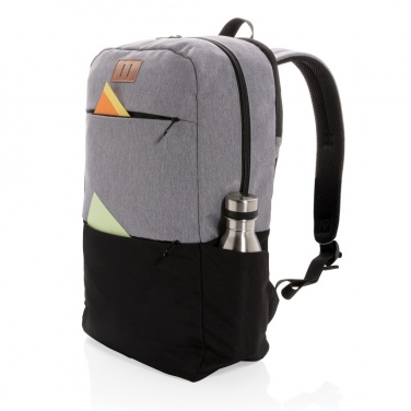 Logotrade Werbegeschenke das Foto: Moderner 15.6" USB & RFID Laptop-Rucksack, PVC-frei