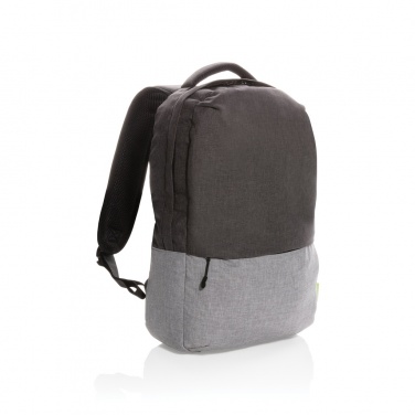 Logotrade werbemittel das Foto: Duo Color RPET 15.6" RFID Laptop-Rucksack, PVC-frei