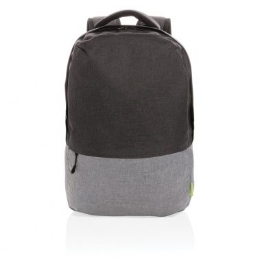 Logotrade Werbegeschenke das Foto: Duo Color RPET 15.6" RFID Laptop-Rucksack, PVC-frei