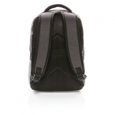 Logotrade Werbegeschenke das Foto: Duo Color RPET 15.6" RFID Laptop-Rucksack, PVC-frei