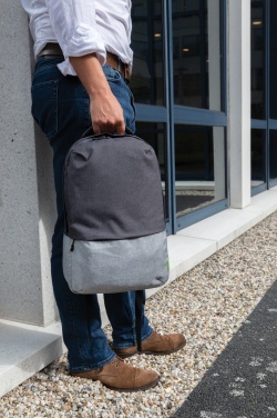 Logotrade Firmengeschenke das Foto: Duo Color RPET 15.6" RFID Laptop-Rucksack, PVC-frei