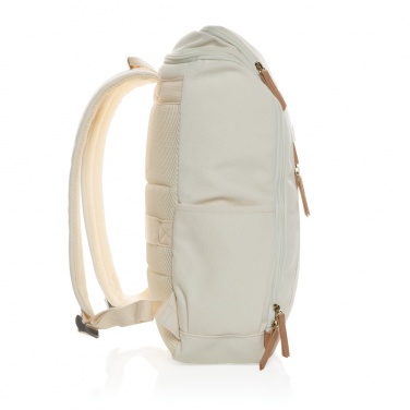 Logotrade Geschäftsgeschenke das Foto: Impact AWARE™ 16 oz. r recyceltem canvas 15" Laptop-Rucksack