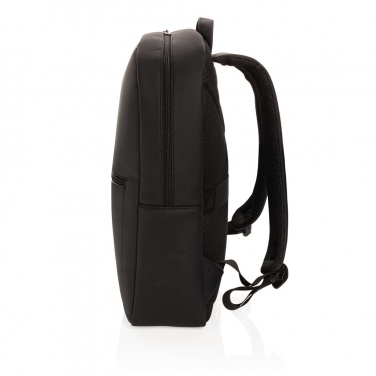 Logotrade Werbeartikel das Foto: Swiss Peak Deluxe PU Laptop-Rucksack, PVC-frei