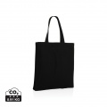 Impact AWARE™ recycelte Baumwolltasche 145gr mit Boden, Schwarz