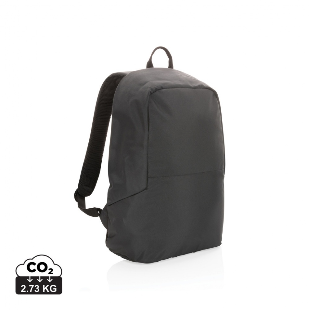 Logotrade Geschäftsgeschenke das Foto: Impact AWARE™ RPET Standard Anti-Diebstahl Rucksack