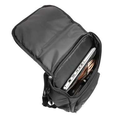 Logotrade Firmengeschenke das Foto: Swiss Peak AWARE™ RPET Voyager 15.6" Laptop Rucksack