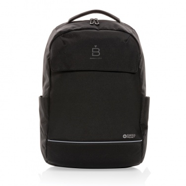 Logotrade Firmengeschenke das Foto: Swiss Peak Brooke AWARE™ 15,6" Laptop-Rucksack aus rPET