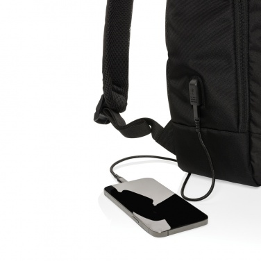 Logotrade Werbeartikel das Foto: Swiss Peak AWARE™ moderner 15,6" Laptop-Rucksack