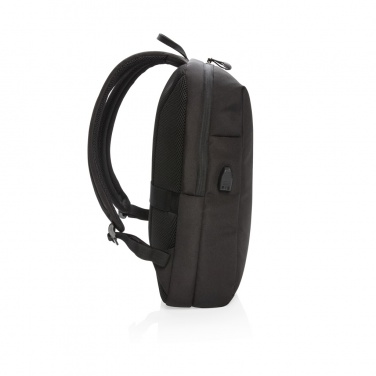 Logotrade werbemittel das Foto: Swiss Peak AWARE™ RFID und USB A-Laptop-Rucksack