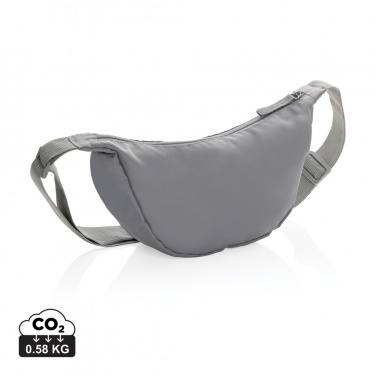 Logotrade Werbeartikel das Foto: Crescent AWARE™ RPET Half-Moon Sling Tasche