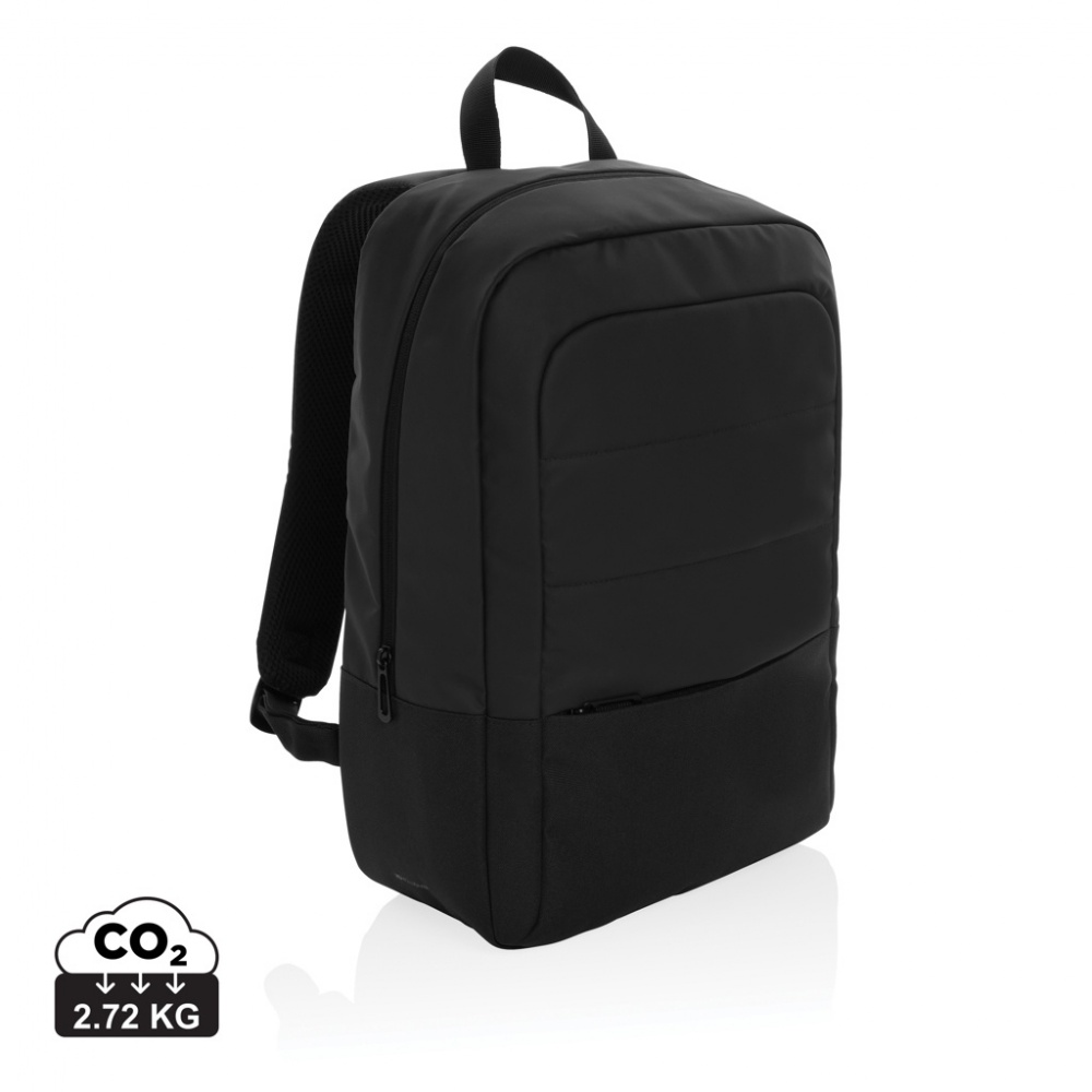 Logotrade Werbeartikel das Foto: Armond AWARE™ RPET 15.6" Basic Laptop-Rucksack