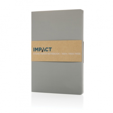 Logotrade Geschäftsgeschenke das Foto: Impact Softcover A5 Notizbuch mit Steinpapier