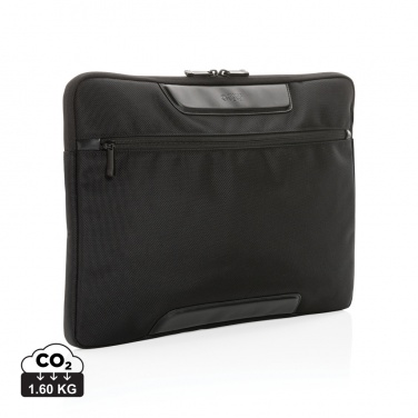 Logotrade Werbeartikel das Foto: Swiss Peak AWARE™ RPET Voyager 15.6" Laptop-Sleeve