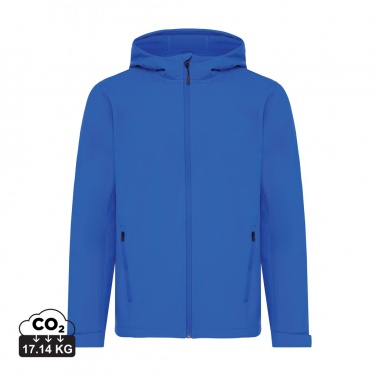 Logotrade Werbegeschenke das Foto: Iqoniq Makalu Herren Softshelljacke aus recyceltem Polyester