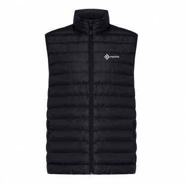 Logotrade Firmengeschenke das Foto: Iqoniq Meru Herren Bodywarmer aus recyceltem Polyester