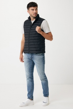 Logotrade Logogeschenke das Foto: Iqoniq Meru Herren Bodywarmer aus recyceltem Polyester