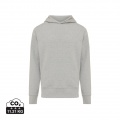 Iqoniq Yoho Relax-Hoodie aus recycelter Baumwolle, grau meliert