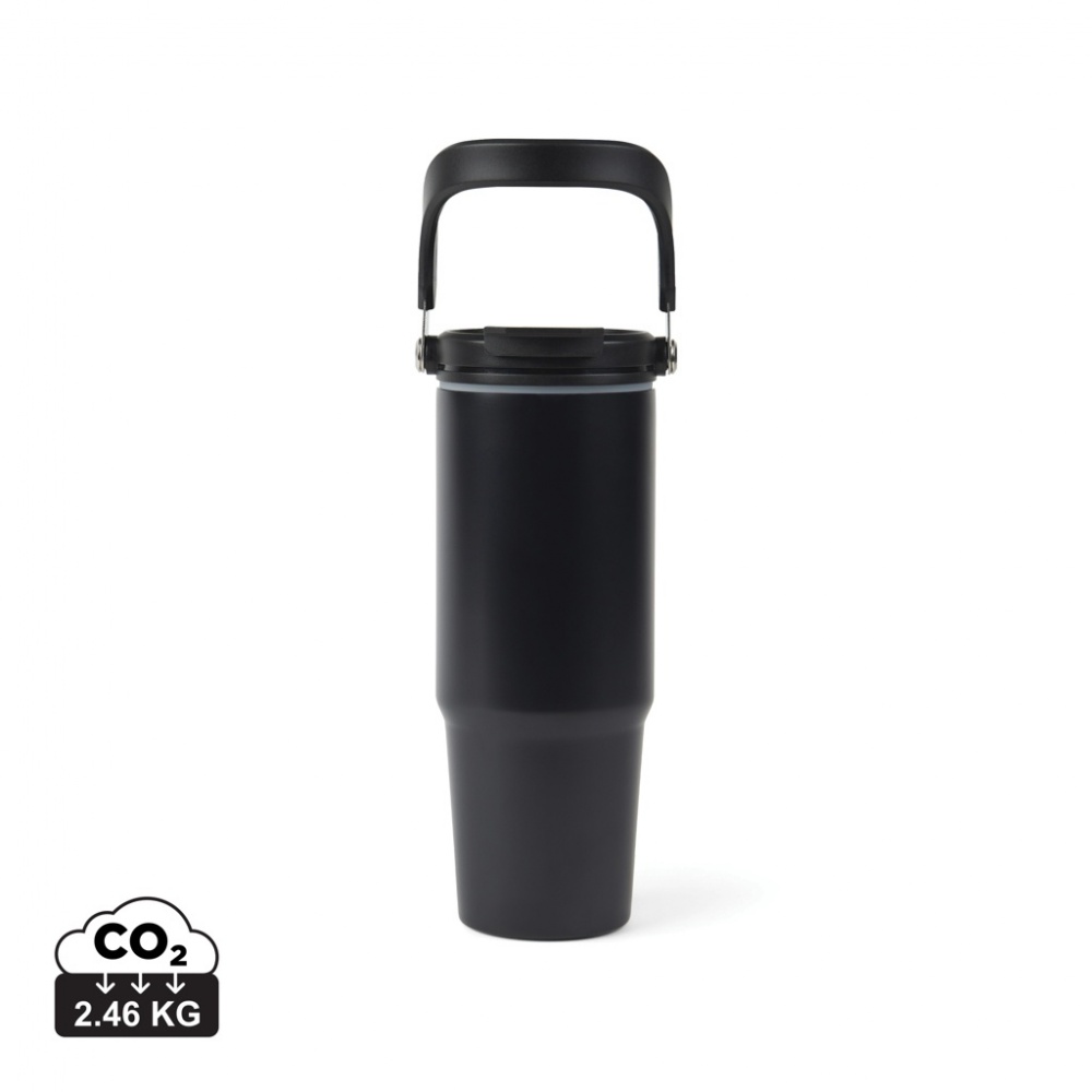 Logotrade Logogeschenke das Foto: VINGA Eos Trek 880ml Flasche aus RCS rec. Stainless-Steel