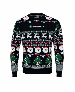 Logotrade werbemittel das Foto: Weihnachts-LED-Pullover S/M