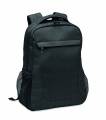 Laptop-Rucksack 600D RPET, Schwarz