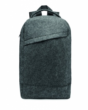 Logotrade Geschäftsgeschenke das Foto: 13" Laptop Rucksack RPET-Filz