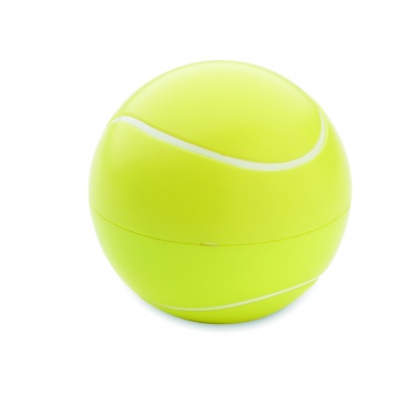 Logotrade Werbeartikel das Foto: Lippenbalsam  Tennisball