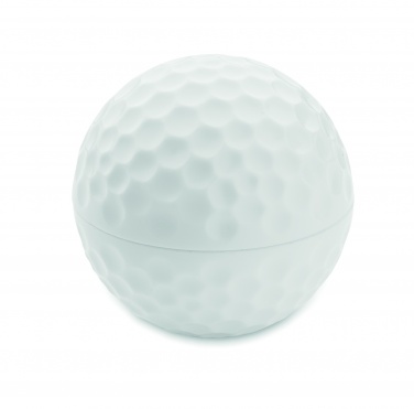 Logotrade Werbeartikel das Foto: Lippenbalsam Golfball