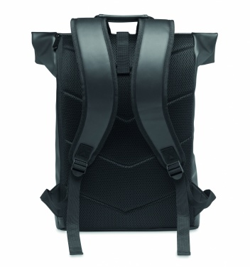 Logotrade Logogeschenke das Foto: 15" Rolltop-Rucksack PU