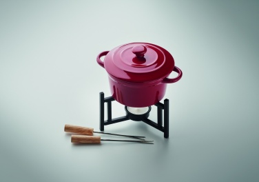 Logotrade Werbegeschenke das Foto: Keramik-Fondue-Set 300 ml