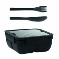 Lunchbox PP 600ml, Schwarz